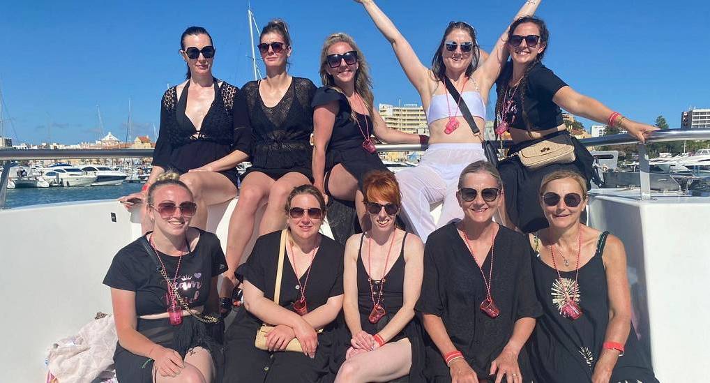 Hen weekend on a boat charter