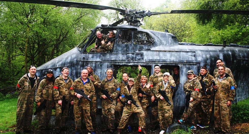 Superb backdrop at Birmingham's Laser Tag site