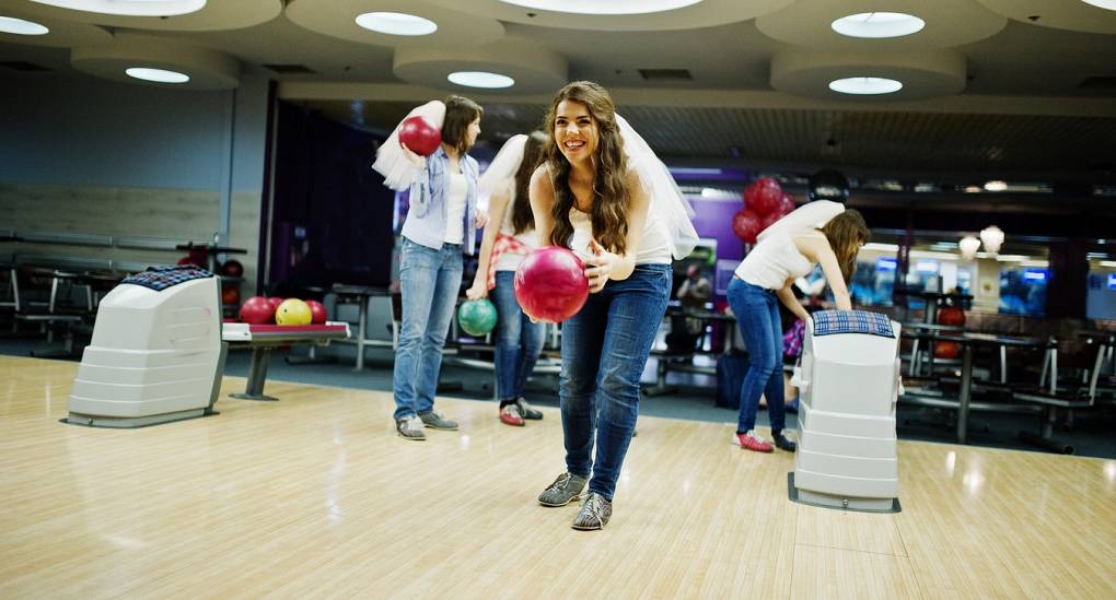 Hen party enjoying Bowling