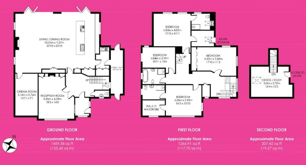 Hen party house floor plan