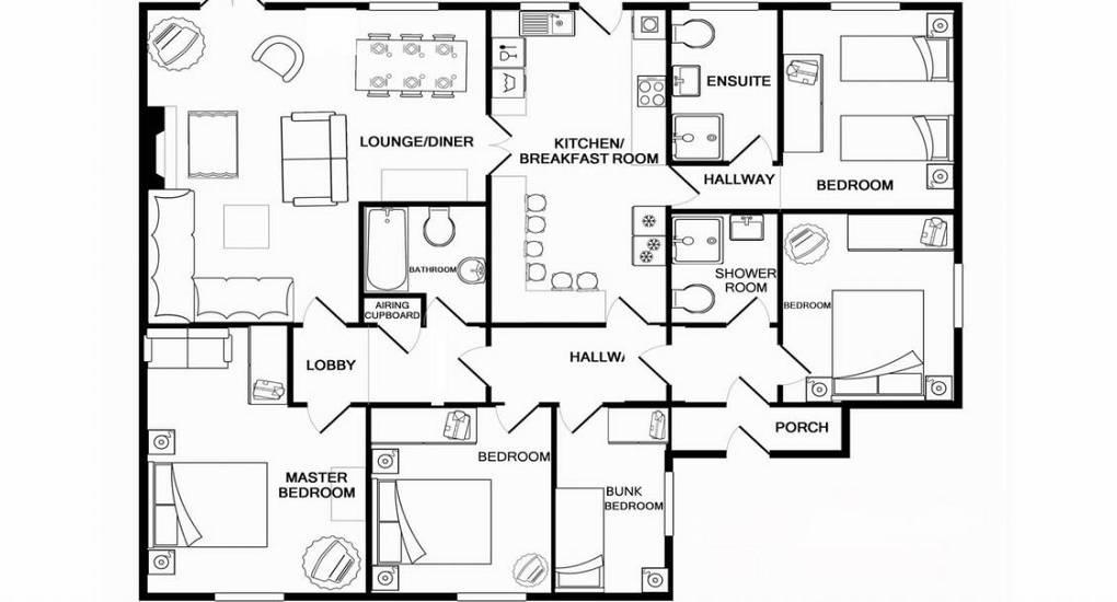 new-forest-bedroom-hen-do-accommodation-floor-plan