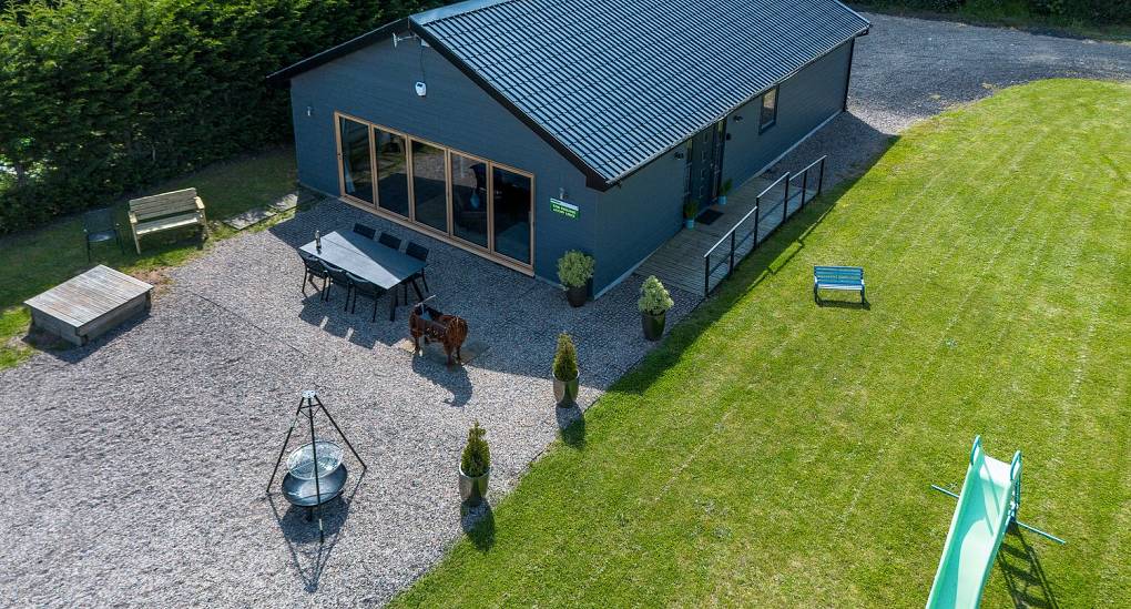 Stag and Hen weekend lodges outside lodge view