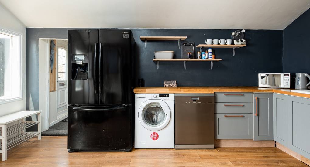 The kitchen area has all the kit you would need for your stag or hen do