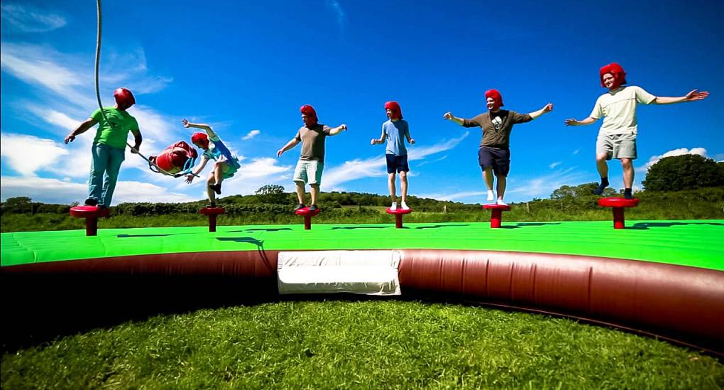 Avoid the swinging pendulum to win the event at the West Country Games