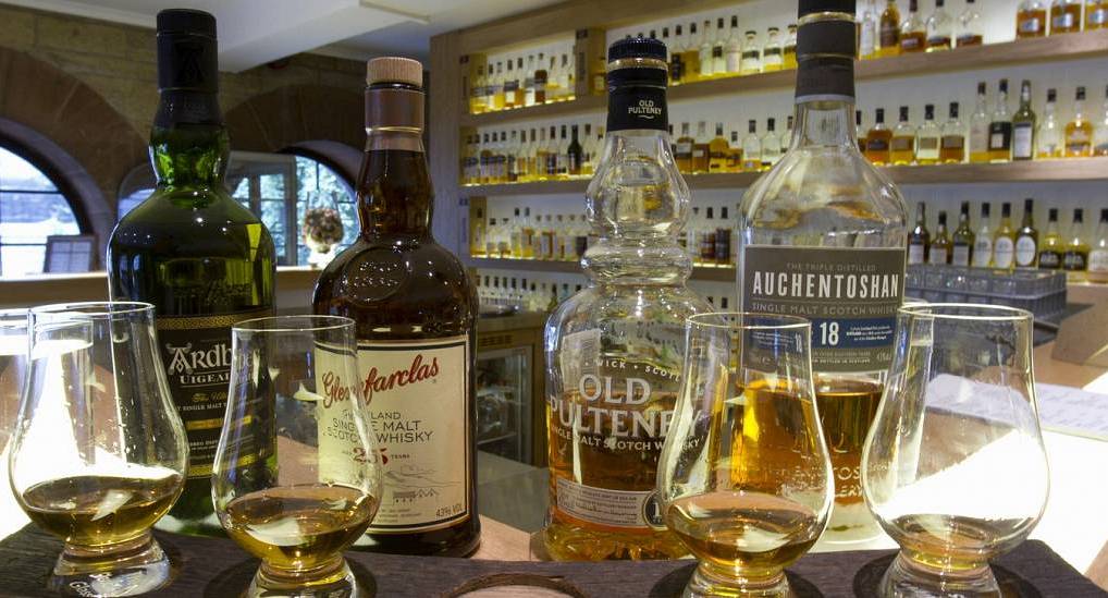 Whiskey tasting is always popular with Glasgow stags